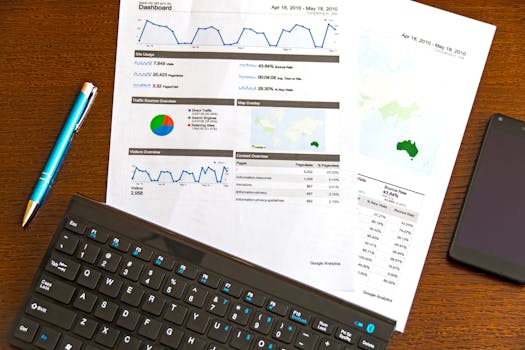 financial planning chart with graphs