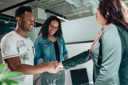 couple meeting with a financial advisor