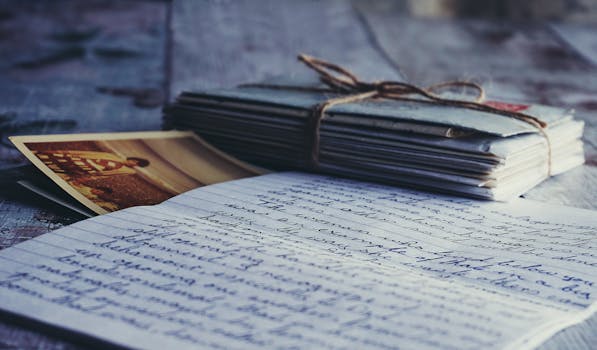 stack of documents on a table