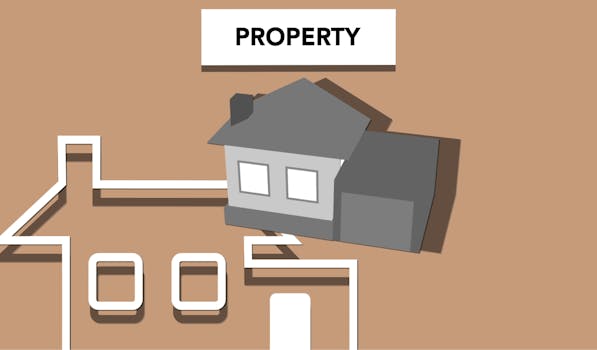 house with a rising value chart