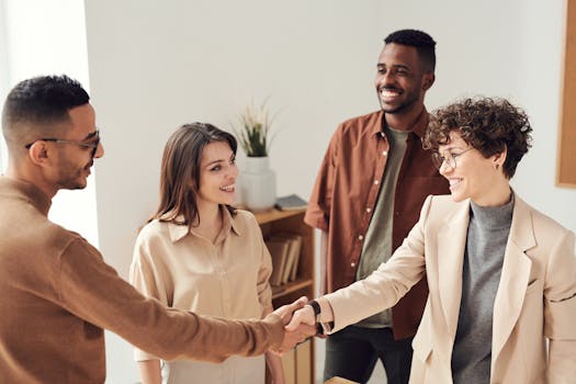 handshake between a borrower and a lender